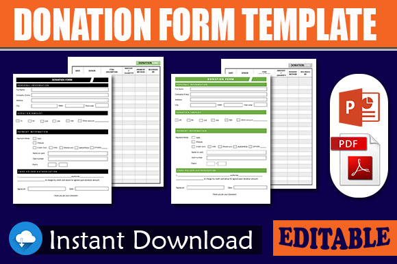 Donation Form Template 